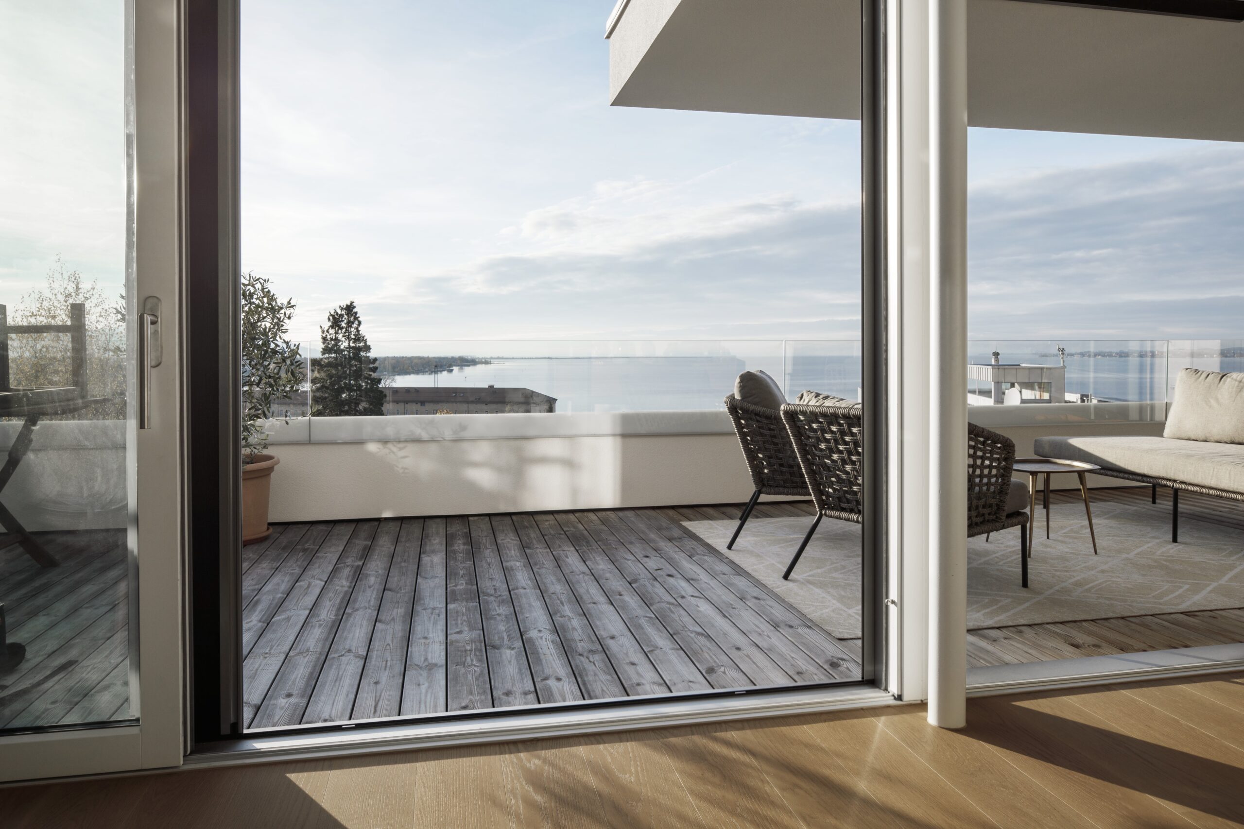 Referenzprojekt Balkon mit GM RAILING® Glasgeländer